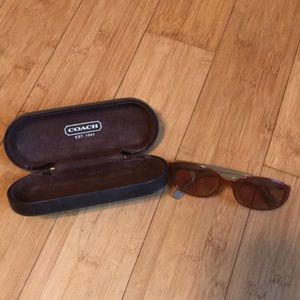 Coach sunglasses with case